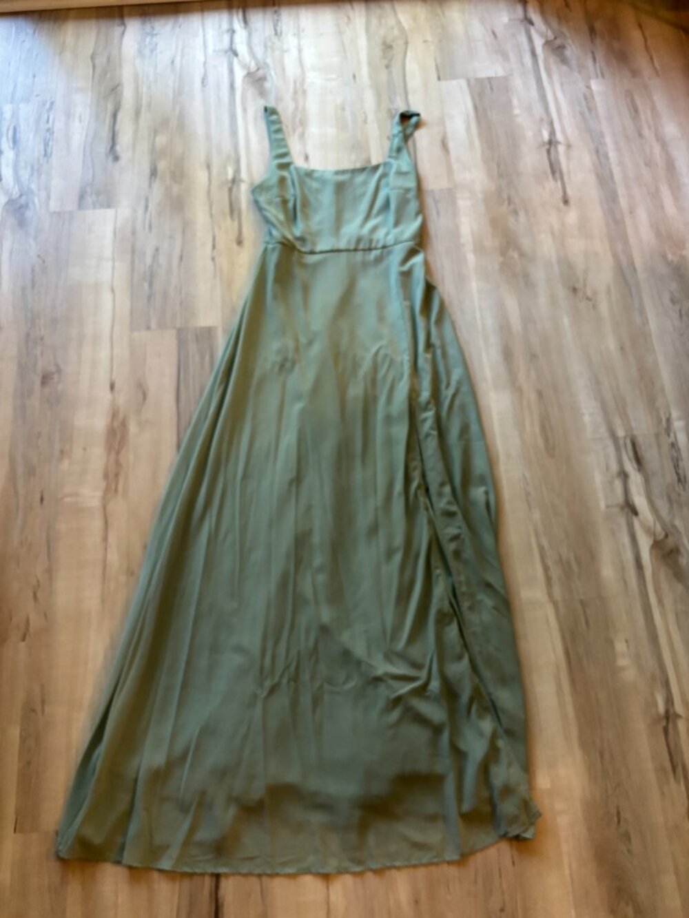 Remarkable Arrival Sage Brush Sleeveless Maxi Dress - Picture 4 of 4